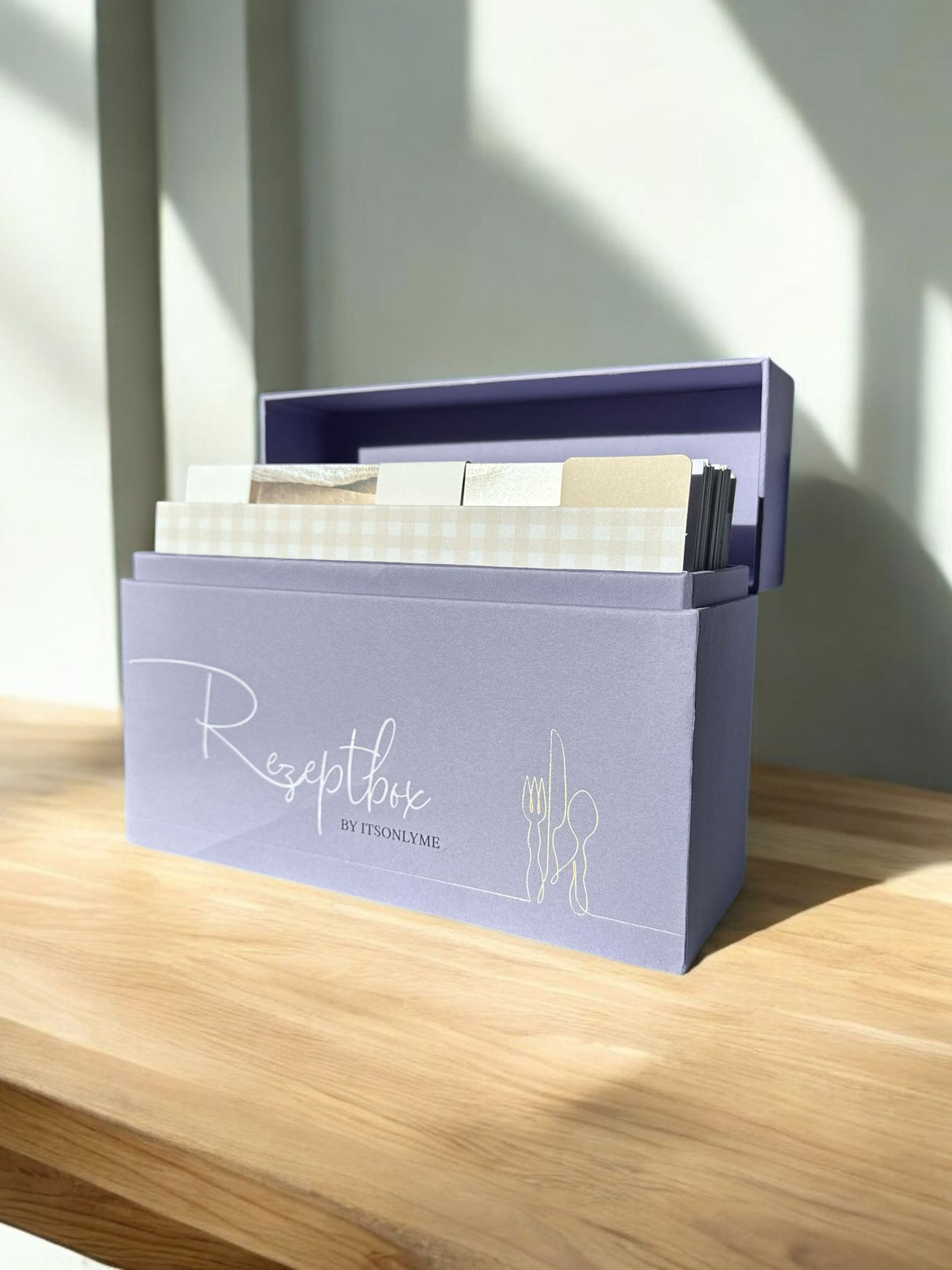 Kochbox inklusive Rezeptkarten-Starter Set